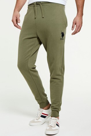 polo and joggers