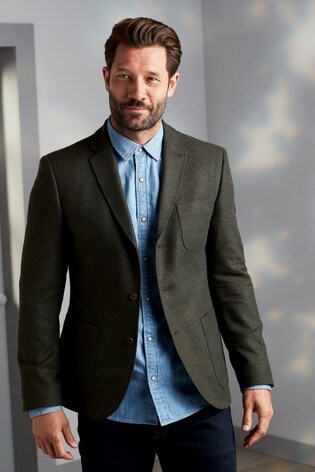 next slim fit blazer