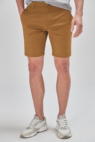 tan chino shorts