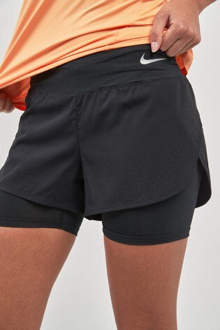 Buy Nike Run Black Eclipse 2 In 1 Short From The Next Uk Online Shop