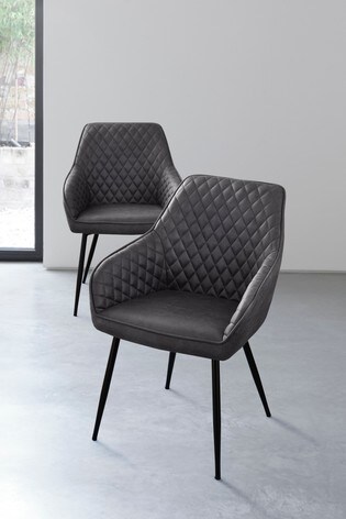 Arm Dining Chairs With Black Legs