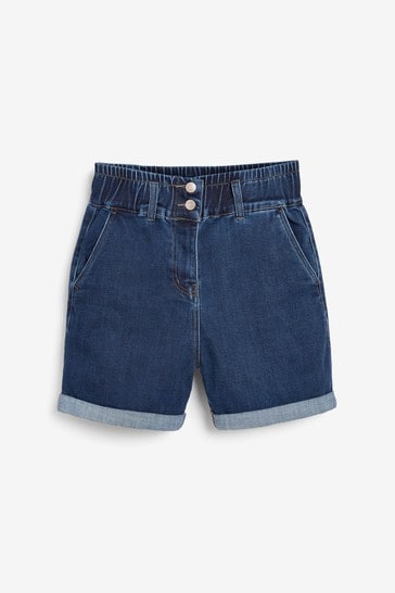 Buy Elasticated Waist Denim Shorts from 