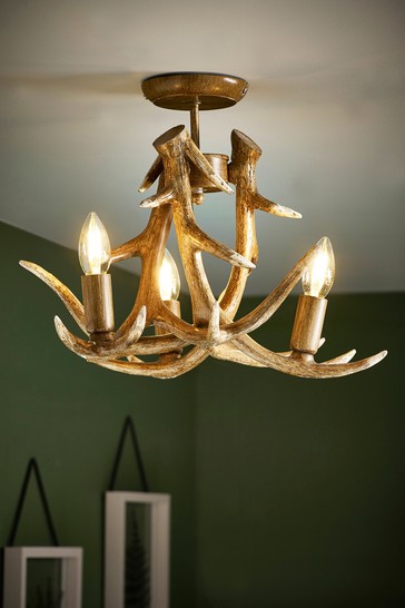 Antler 3 Light Fitting From The Next Uk - Ceiling Light Fixtures And Fittings