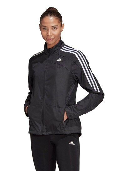 adidas striped jacket women's