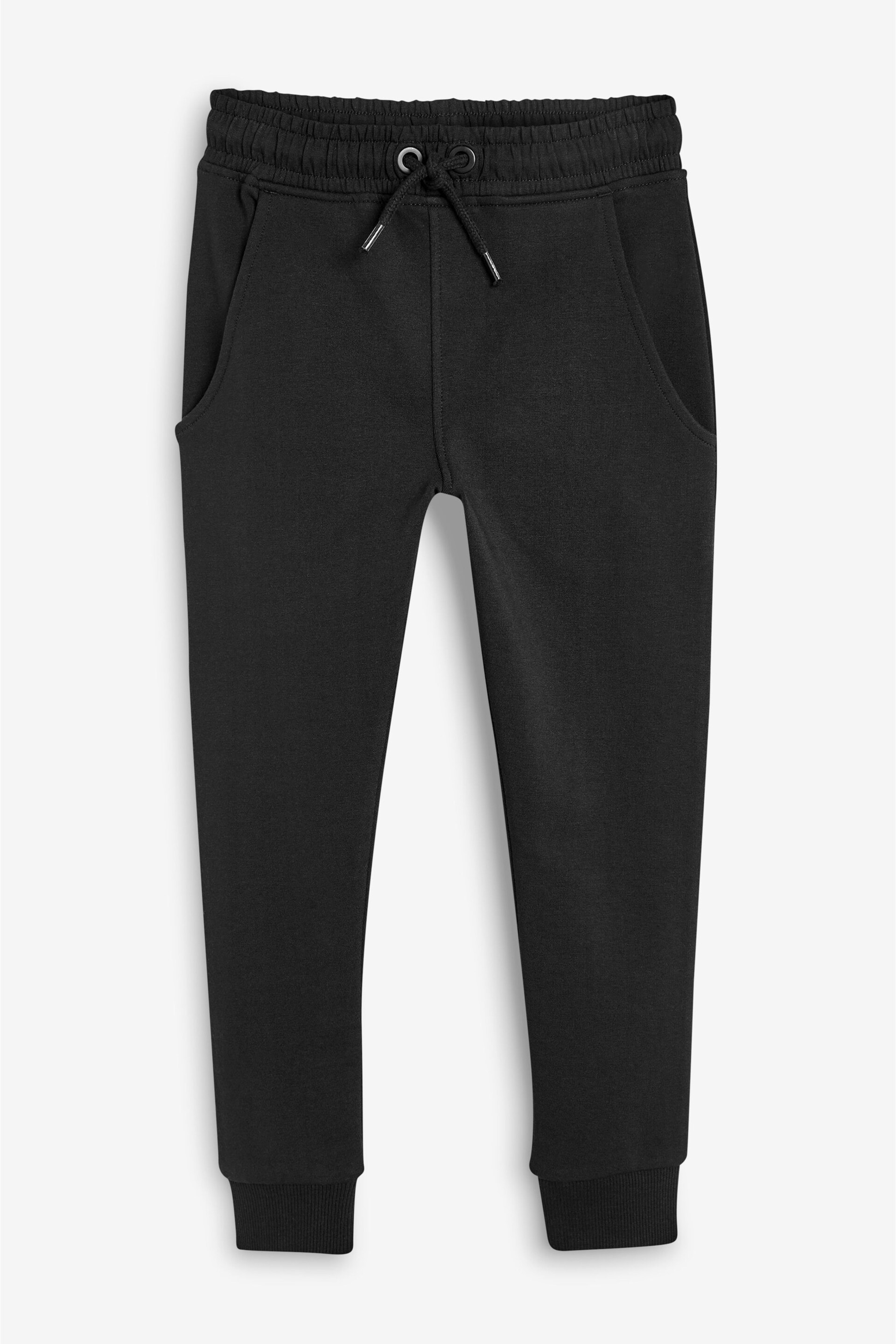 Black Skinny Fit Joggers (3-16yrs) - Image 1 of 7
