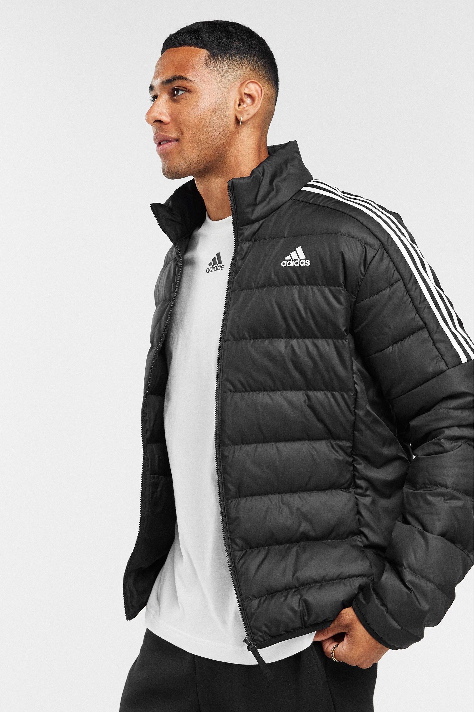 Adidas black down jacket 2025