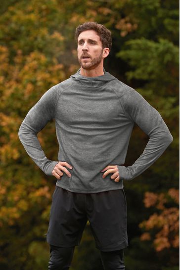 long gym hoodie