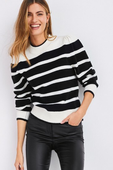 Buy Volume Sleeve Jumper From The Next Uk Online Shop