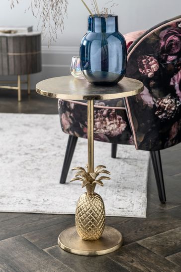 Pineapple Side Table From The Next, Pineapple Back Bar Stools Uk