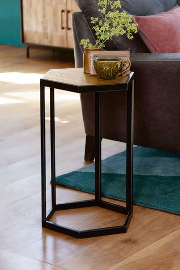 Jefferson Pine Side Table From The, Small Corner Lamp Table Uk