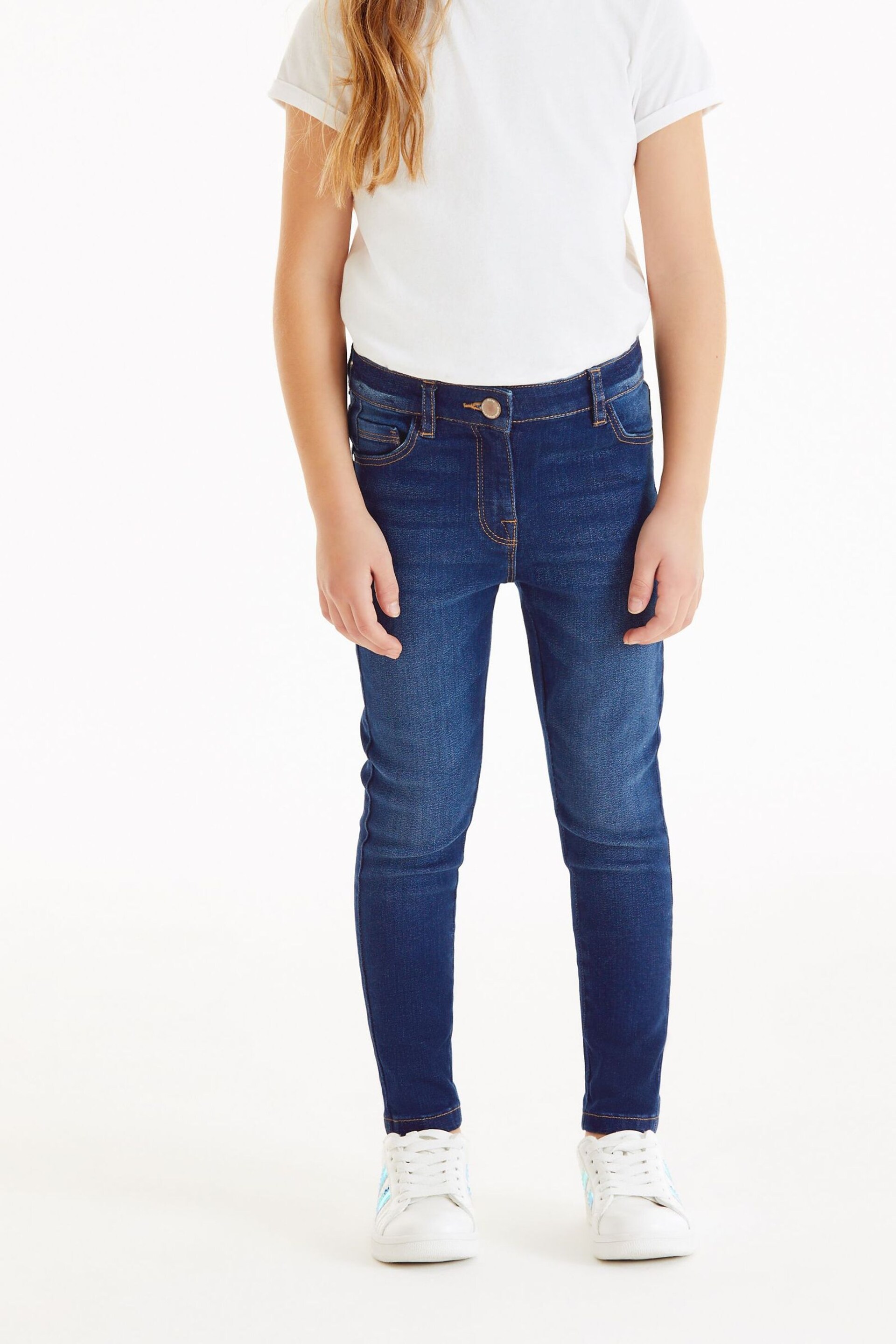 Dark Blue Skinny Jeans (3-16yrs) - Image 2 of 6
