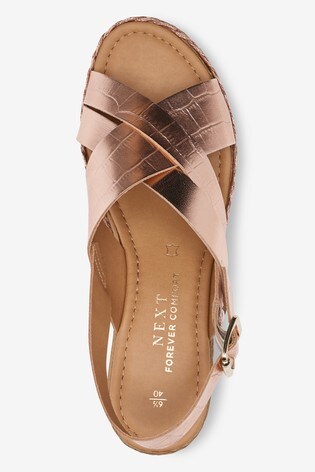 next rose gold wedges