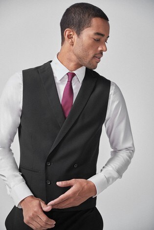buy black waistcoat