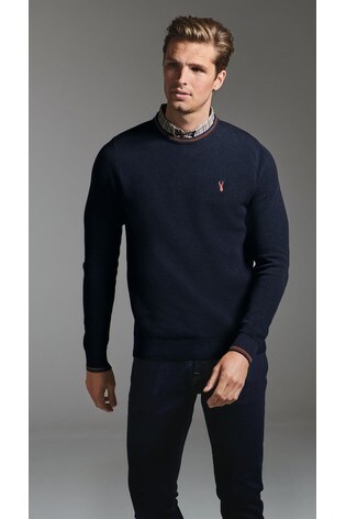mock shirt crew jumper