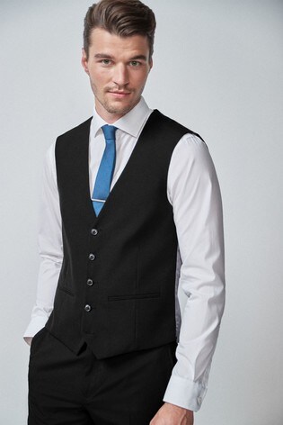buy black waistcoat