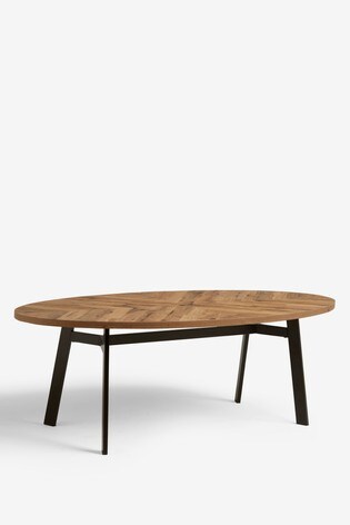 Bronx Chevron Oak Effect Oval 6 Seater Dining Table From The Next Uk Oval 6 Seater Dining Table, Oval Dining Table For 6