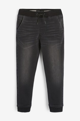 super soft denim joggers