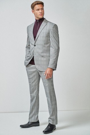 grey tailored dress