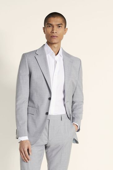 men's slim fit grey suit