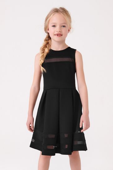 plain black dress for kids