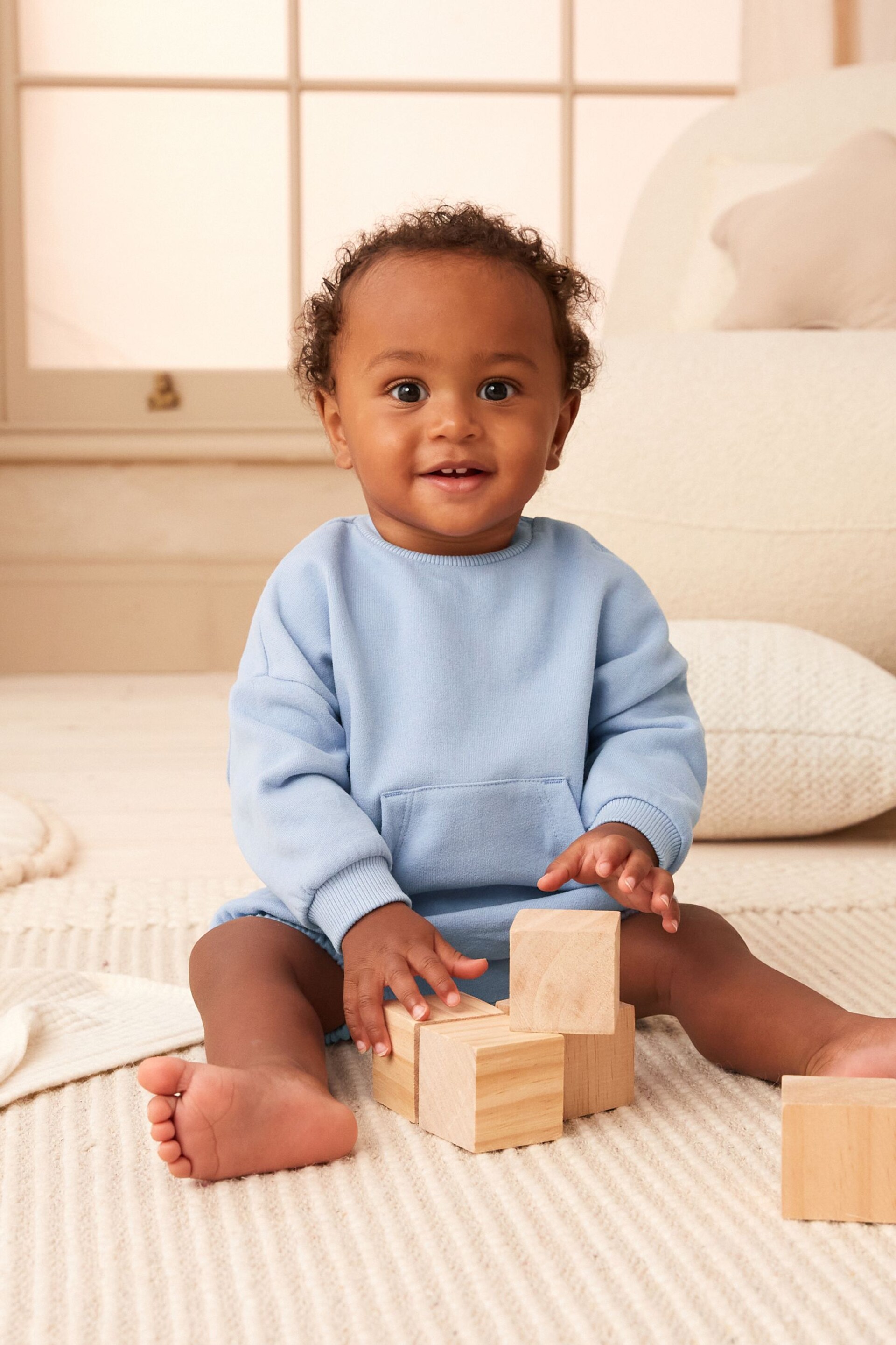 Blue Baby T-Shirt and Shorts 2 Piece Set - Image 2 of 11