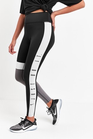 nike colour block leggings