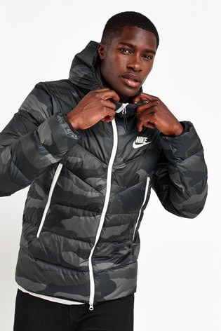 nike sportswear down fill windrunner camo