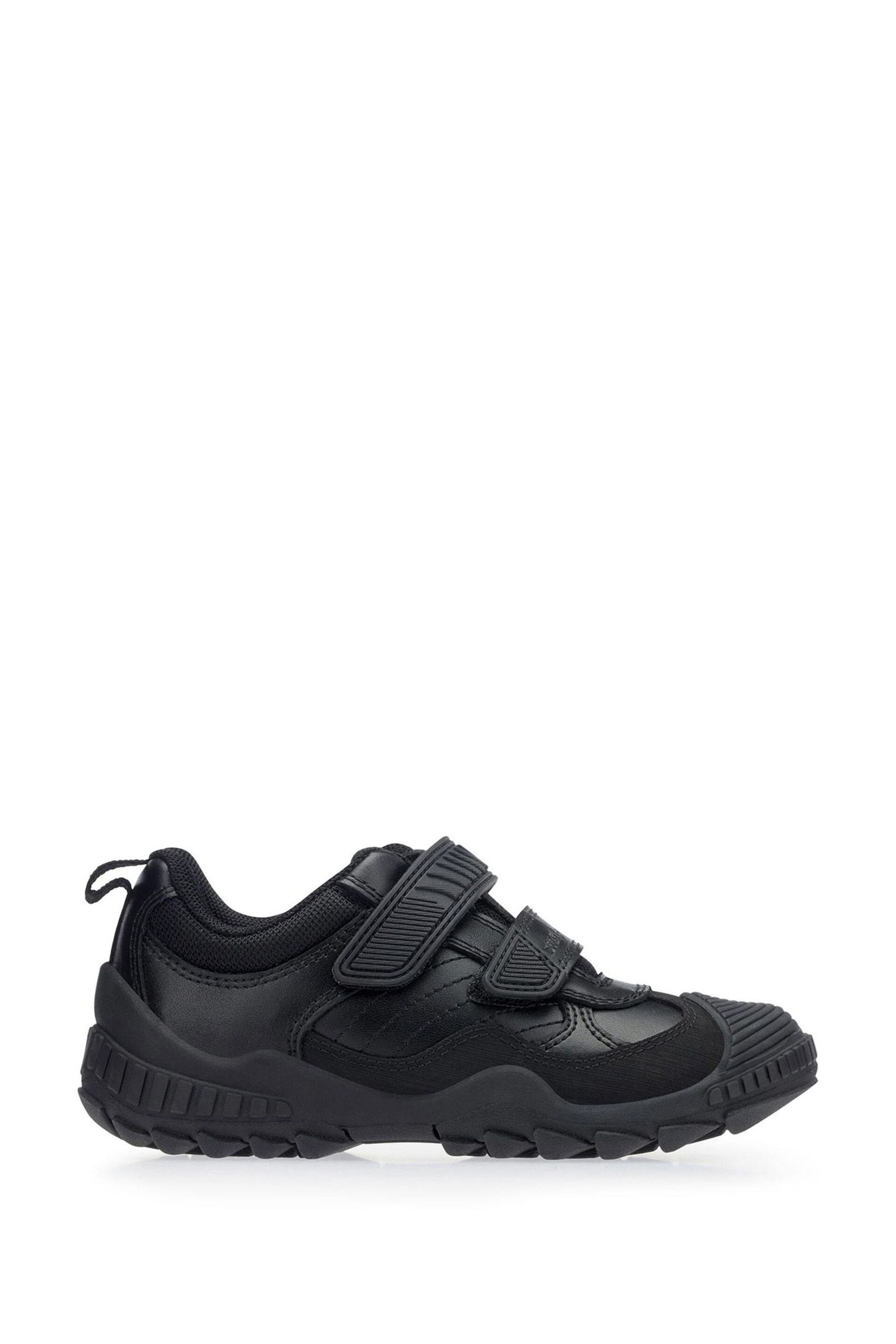 Start-Rite Extreme Pri Black Leather School Shoes F Fit - Image 1 of 8