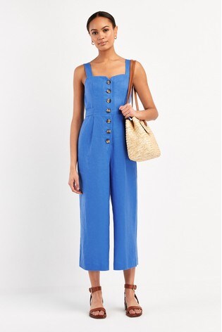 whistles blue jumpsuit