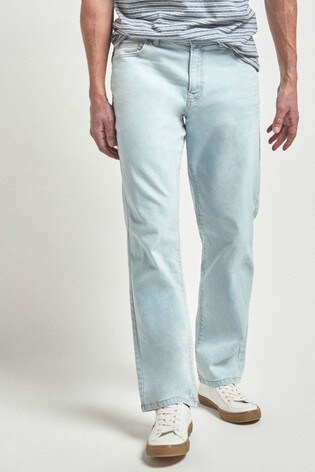 Buy Bleach Loose Fit Jeans With Stretch 