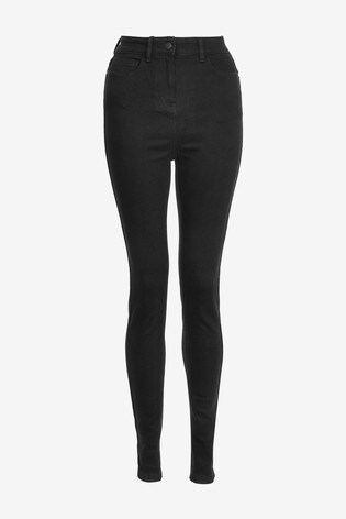 next high waisted black jeans