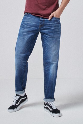 next men's jeans straight fit