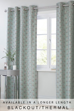 Buy Ginkgo Blackout Eyelet Curtains From Next Ireland