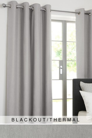 Buy Cotton Eyelet Blackout Thermal Curtains From Next Qatar