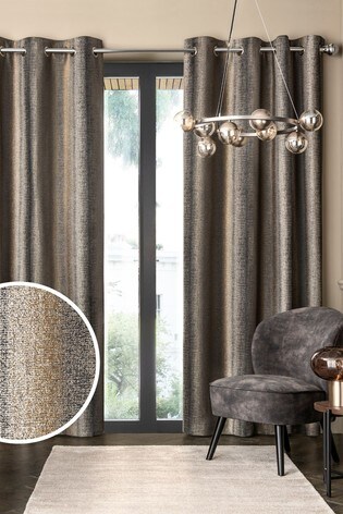 Buy Metallic Stripe Lined Curtains From Next Usa