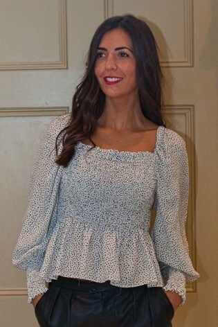 next polka dot top
