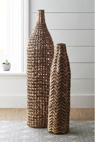 Buy Set Of 2 Xl Woven Vases From The Next Uk Online Shop