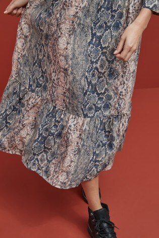 snake print dress next
