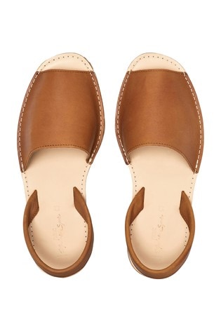 Tan Leather Beach Sandals
