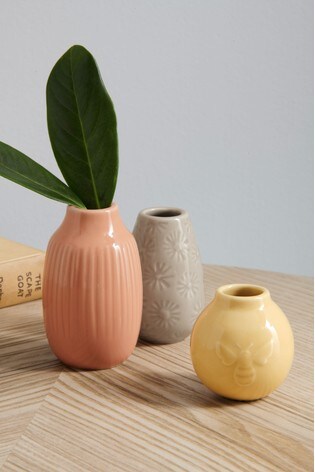 Buy Set Of 3 Mini Vases From The Next Uk Online Shop
