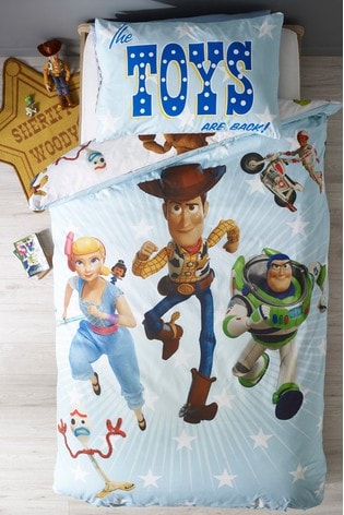 Buy Disney Toy Story 4 Printed Duvet Cover And Pillowcase Set