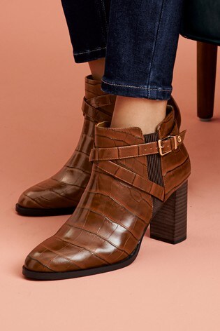 tan croc boots