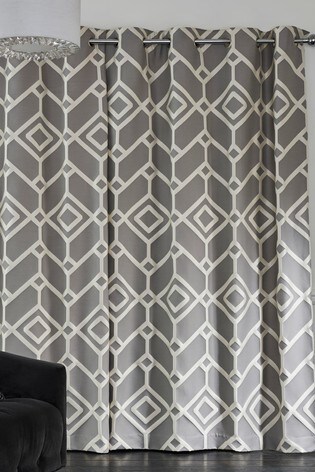 Buy Lattice Geo Eyelet Curtains From The Next Uk Online Shop