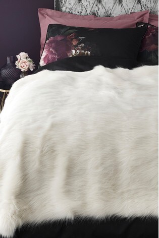 Buy Long Faux Fur Throw From The Next Uk Online Shop