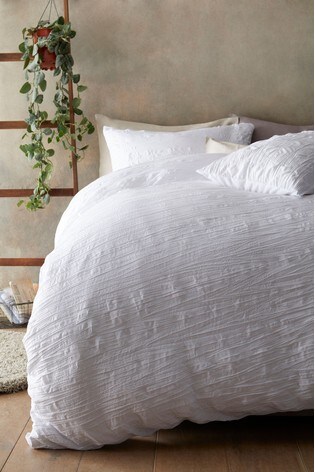 Buy Simply Soft Crinkle Duvet Cover And Pillowcase Set From The