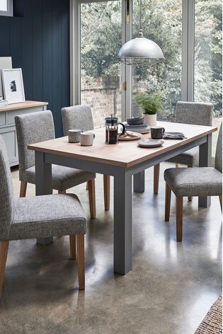 Buy Malvern 6 10 Seater Double Extending Dining Table From The Next Uk Online Shop