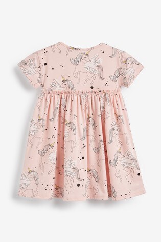 Einhorn Madchen Kinder Sommer Kleid Mit Motiv Unicorn A Linie