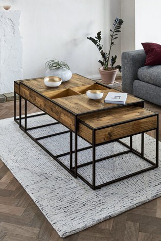 Buy Jefferson Nest Of 3 Coffee Table From The Next Uk Online Shop