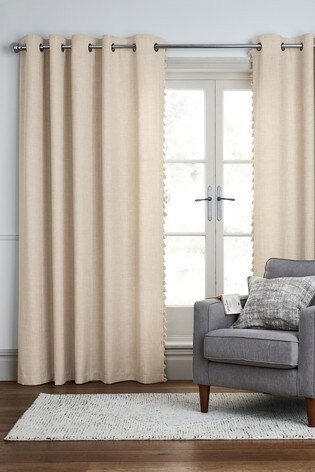 Buy Tassel Edge Eyelet Lined Curtains From The Next Uk Online Shop