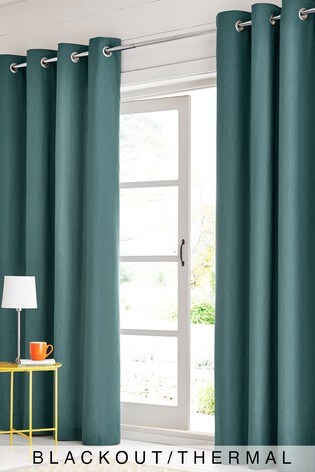 Buy Eyelet Blackout Thermal Cotton Curtains From The Next Uk